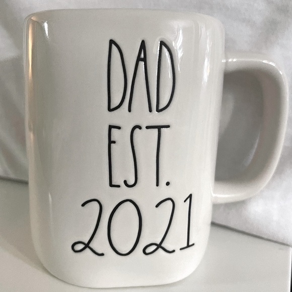 Rae Dunn DAD EST. 2021 Mug